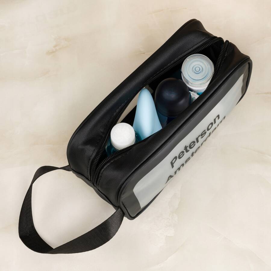 Leatherette make up bags set PETERSON PTN KOS-3W1