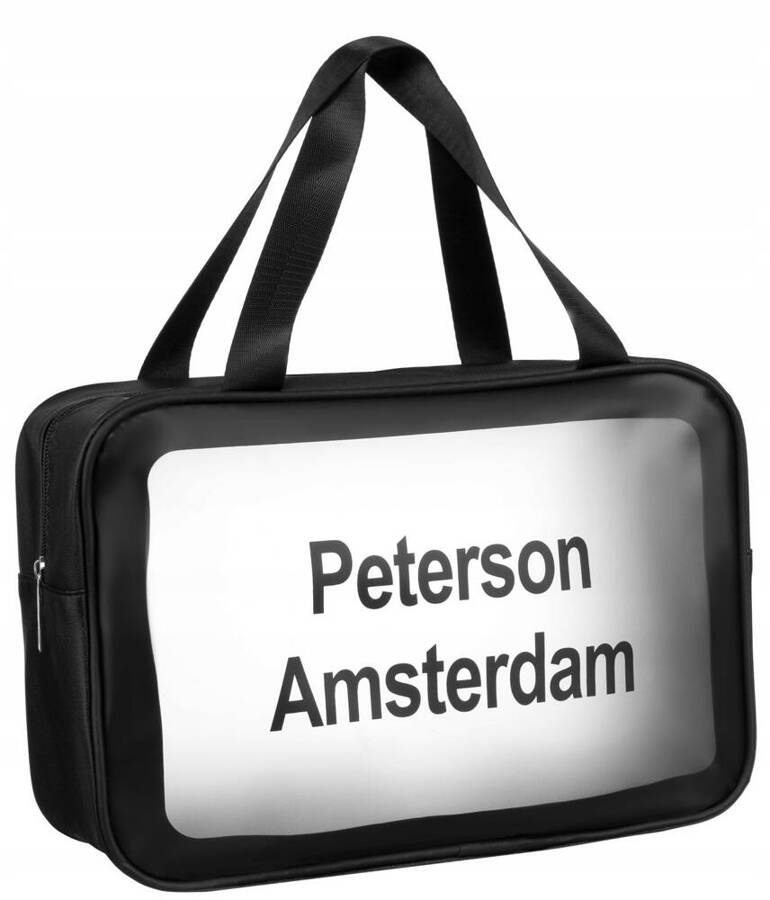 Leatherette make up bags set PETERSON PTN KOS-3W1