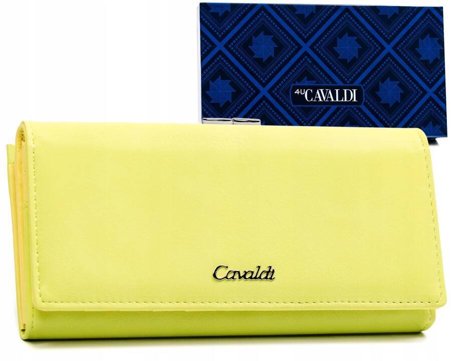 Leatherette wallet 4U CAVALDI GD24-FO-DNM