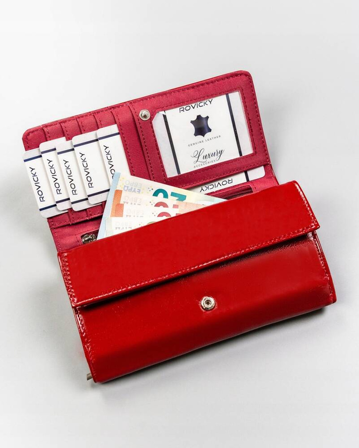 Leatherette wallet 4U CAVALDI N012-APU-BL