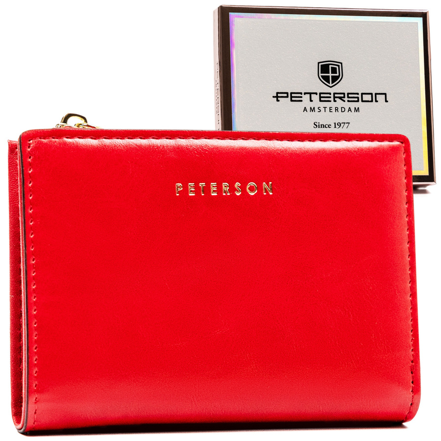 Leatherette wallet RFID PETERSON PTN 003-BH