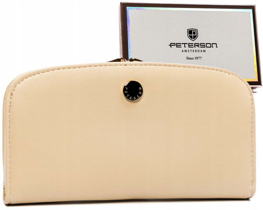 Leatherette wallet RFID PETERSON PTN 1841-F8