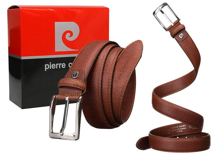 Leather's belt PIERRE CARDIN 9025 NERO