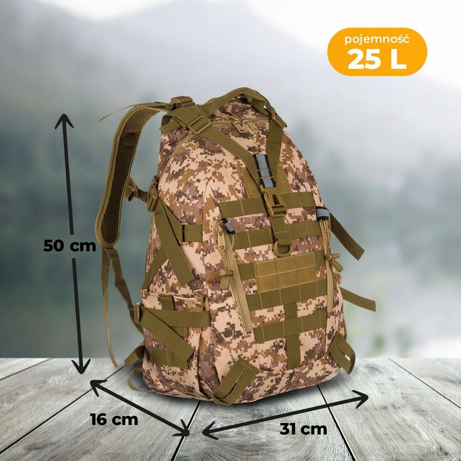 Nylon fabric bagpack PETERSON BL075