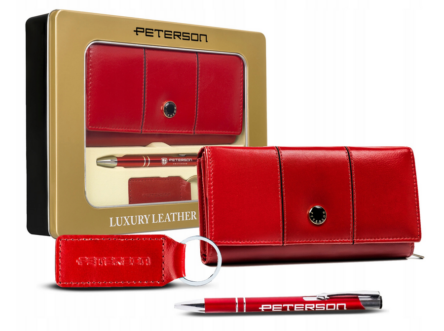 Peterson wallet+pendant+pen set PTN ZD37