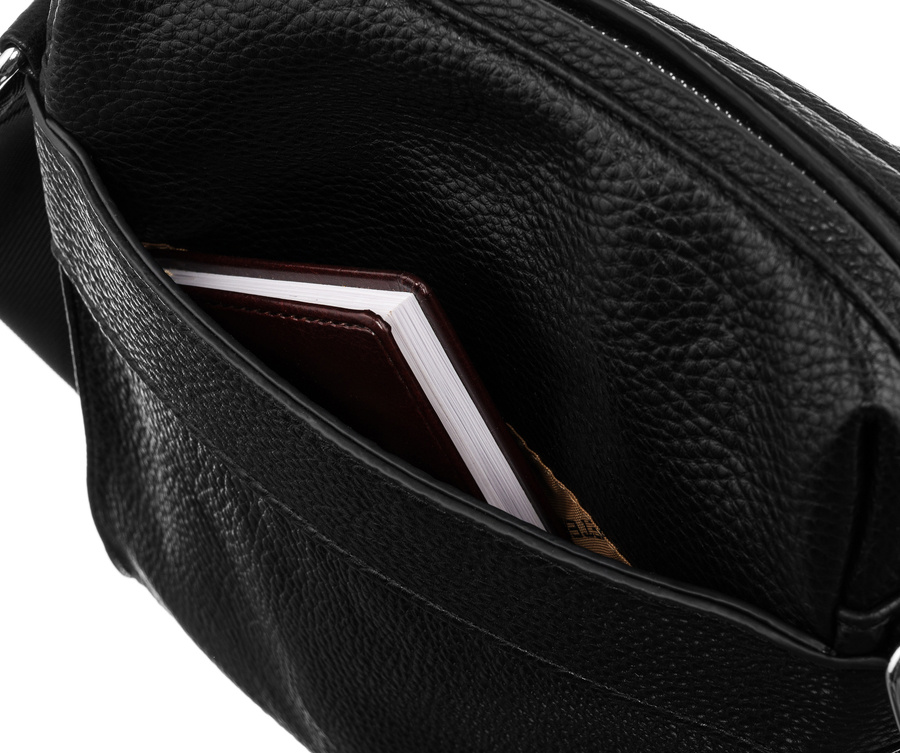 Torba męska PU PTN FLAP-MACRO Black