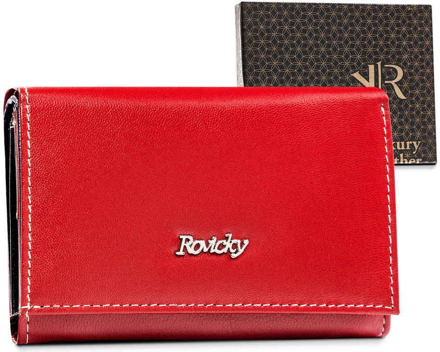 Women's leather wallet RFID ROVICKY R-RD-02-GCL-Q