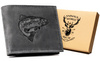 Leather wallet RFID ALWAYS WILD N992-CHM-FISH