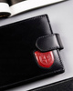 Leather wallet RFID PETERSON PTN 22301L-VT-T