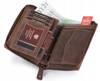 Leather wallet RFID PETERSON PTN 340 2-1-4