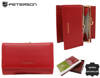 Leather wallet RFID PETERSON PTN 42108-SGN