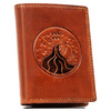 Leather wallet RFID PETERSON PTN N4-EBS