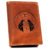 Leather wallet RFID PETERSON PTN N4-EBS