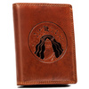 Leather wallet RFID PETERSON PTN N4-EBS