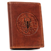 Leather wallet RFID PETERSON PTN N4-EBS