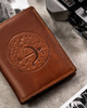 Leather wallet RFID PETERSON PTN N4-EBS