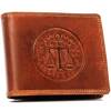 Leather wallet RFID PETERSON PTN N992-EBS