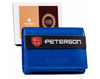 Leather wallet RFID PETERSON PTN RD-200-MCL