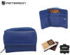 Leather wallet RFID PETERSON PTN RD-210-MCL