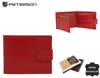 Leather wallet RFID PETERSON PTN RD-260-GCL