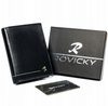 Leather wallet RFID ROVICKY N4-CMC