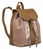 Leatherette bagpack DAVID JONES 6885-2