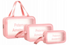 Leatherette make up bags set PETERSON PTN KOS-3W1