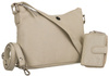 Torba skórzana+portfel PTN D73-DS Light Beige