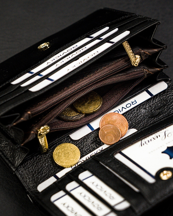 Leather women wallet LORENTI JP-507-SH-RFID