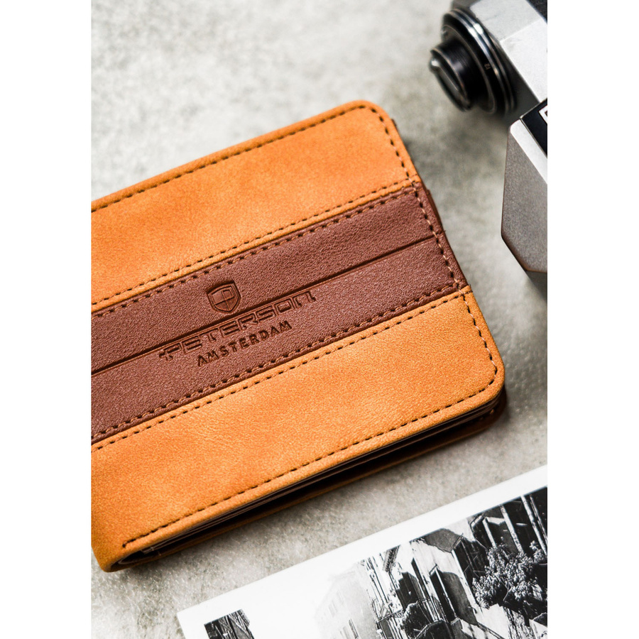 Leatherette wallet RFID PETERSON PTN EH-08Z
