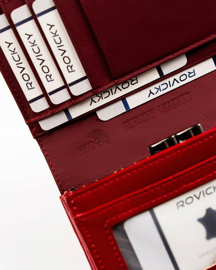 Leather & leatherette wallet RFID 4U CAVALDI PN30-BT