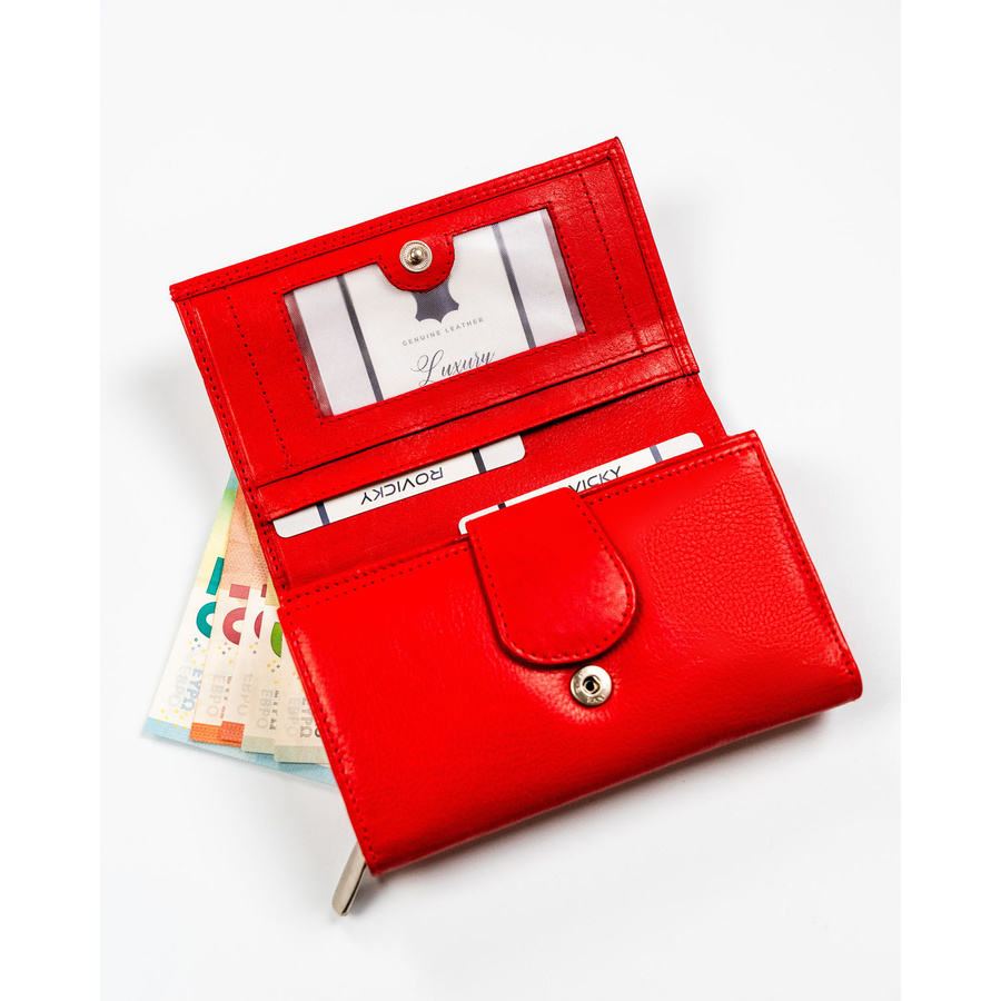 Leather wallet RFID ROVICKY R-D1512-NCD-BL