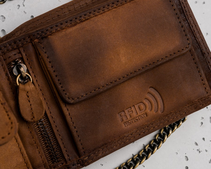 Leather wallet RFID N992C-VIN-09