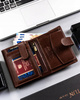 Leather wallet RFID PETERSON PTN 22309L-VT