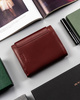 Leather wallet RFID PETERSON PTN 405-BO