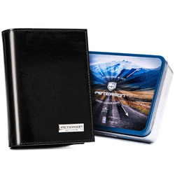 Leather wallet RFID PETERSON PTN 324-PR 2-1-1