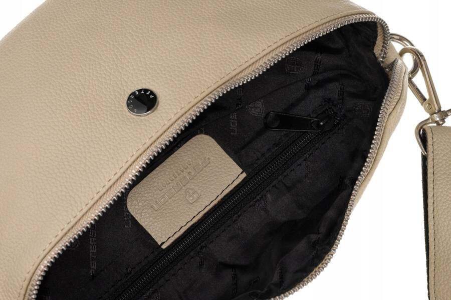 Leather bumbag PETERSON PTN 28301-SD