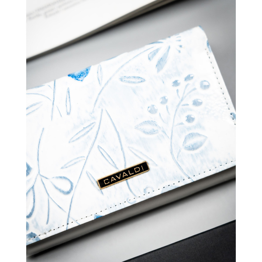 Leather wallet 4U CAVALDI PN29-FL-BL-MULTI