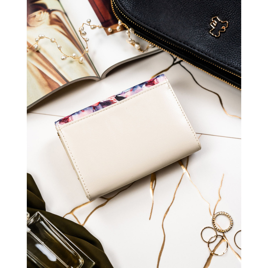 Leather and leatherette wallet RFID PETERSON PTN PX30-PF2