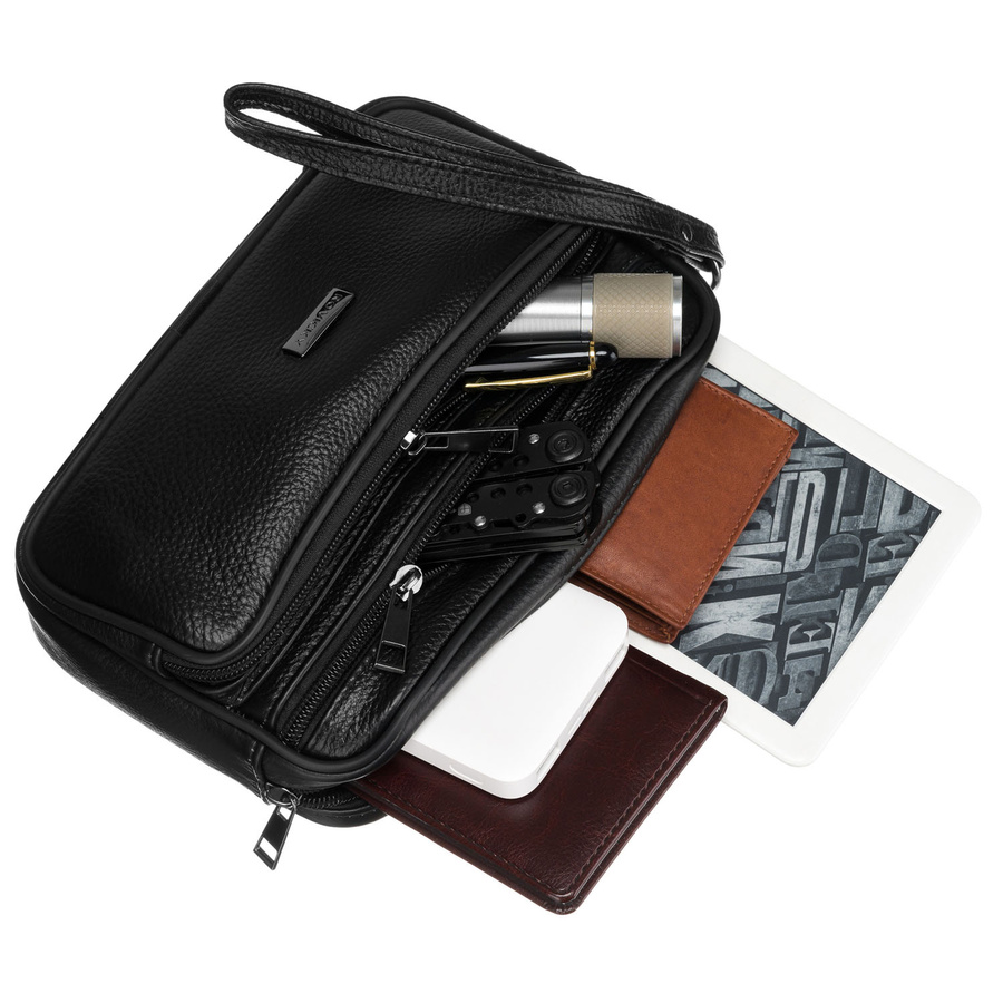 Leather bumbag ROVICKY R-13212