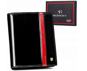 Leather wallet RFID ROVICKY 22317-RVTP