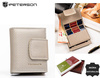 Leather wallet RFID PETERSON PTN 42329-SBR 