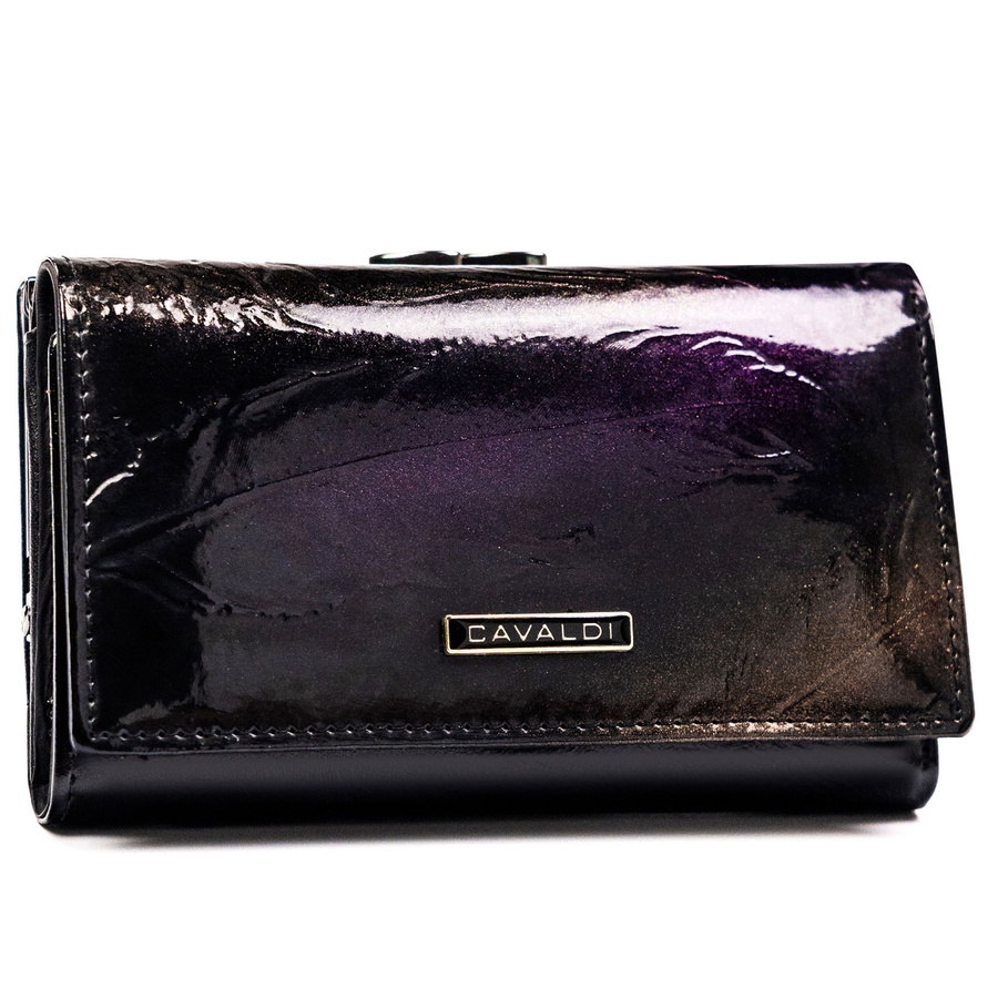 Leather wallet 4U CAVALDI PN23-YM-BL