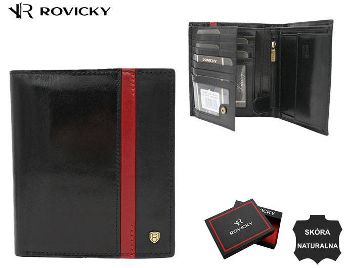 Leather wallet RFID ROVICKY 22317-RVTP