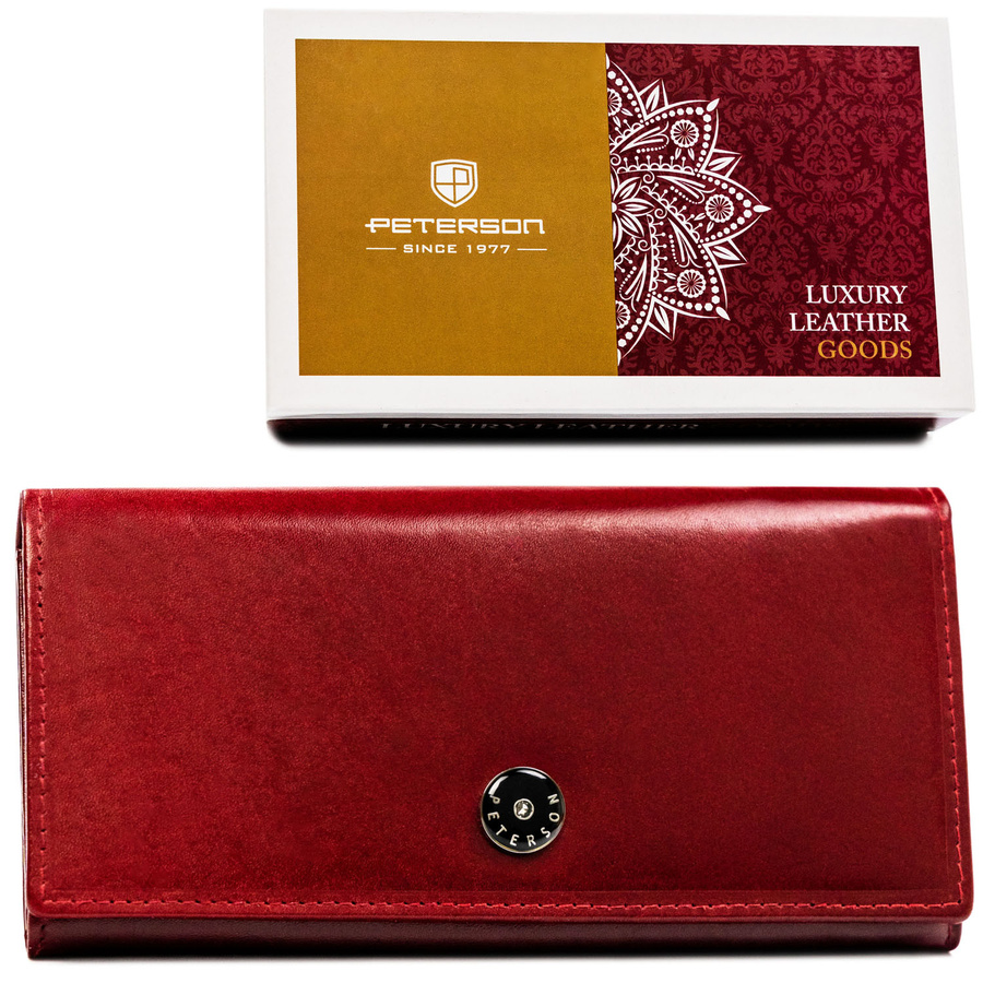 Leather wallet RFID PETERSON PTN 1680177-TVT