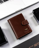 Leather wallet RFID PETERSON PTN 22308L-VT