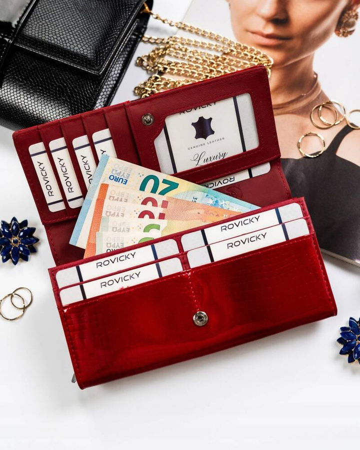 Leather wallet RFID 4U CAVALDI H20-3-DBF