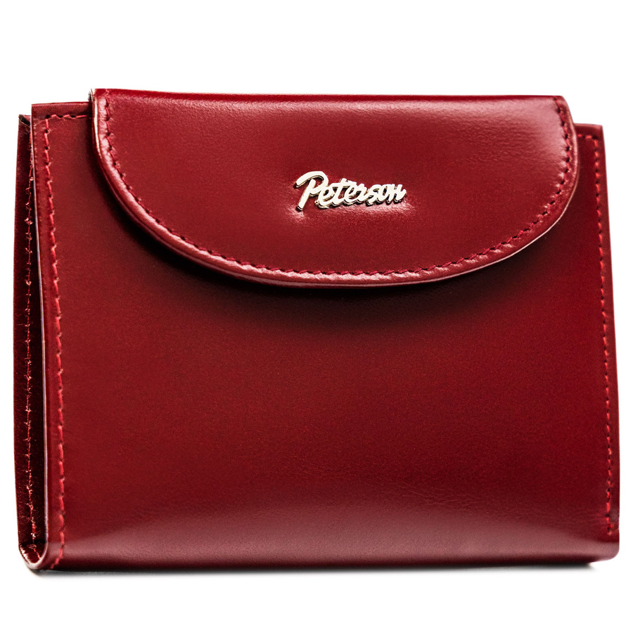 Leather wallet RFID PETERSON PTN RD-357-NGV-M