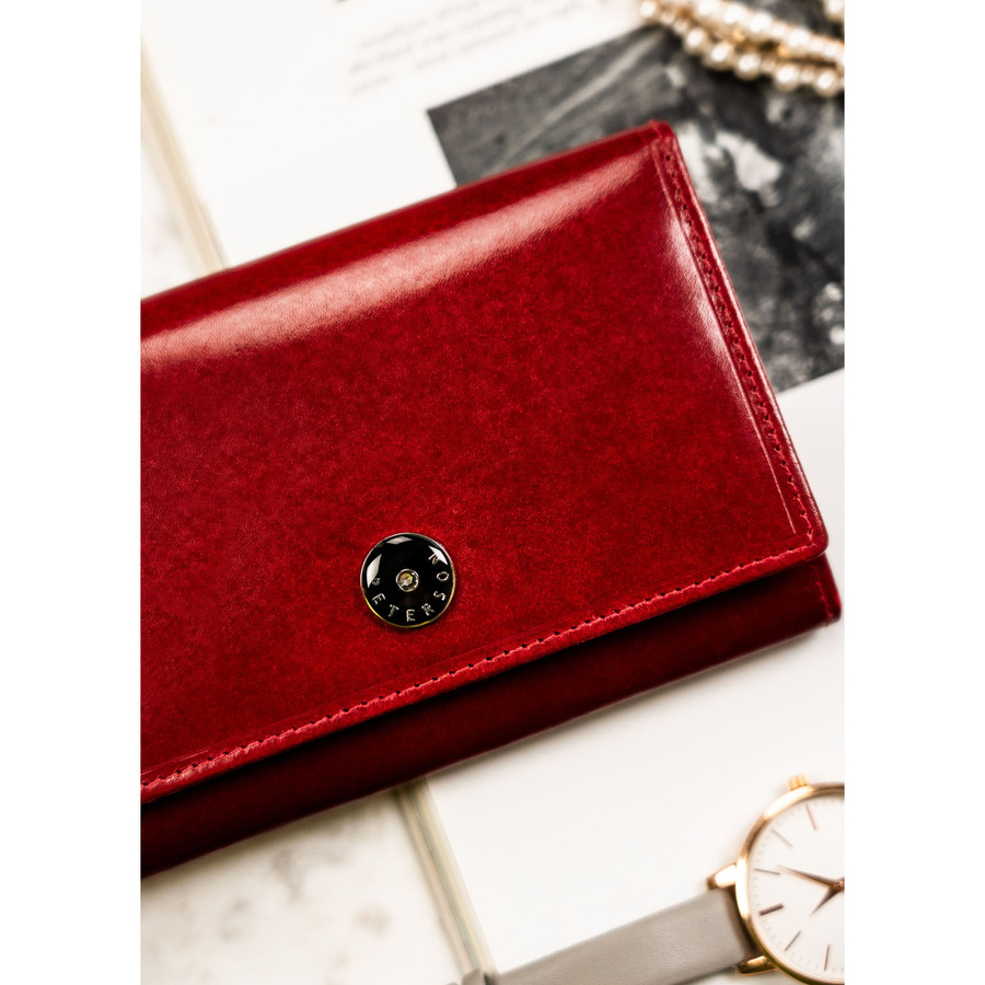 Leather wallet RFID PETERSON PTN 27079-TVT