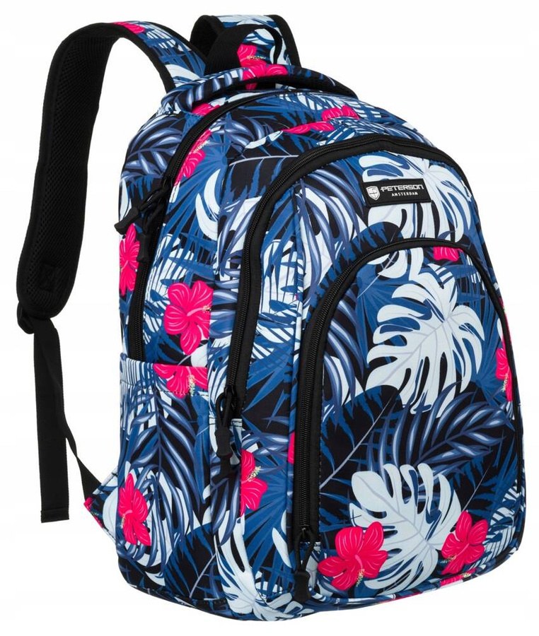 Polyester bagpack PETERSON PTN 77711-6623 PRT-1